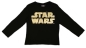 Preview: STAR WARS Langarmshirt für Kinder in schwarz mit Wendepailletten in Gold und Blau